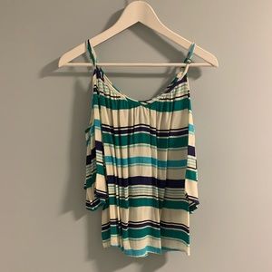NWT Sanctuary Stripped Off Shoulder Blouse